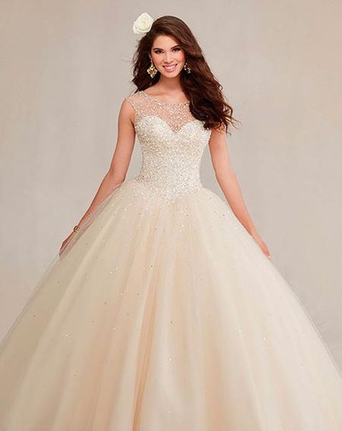 Vestidos de on sale 15 colores claros